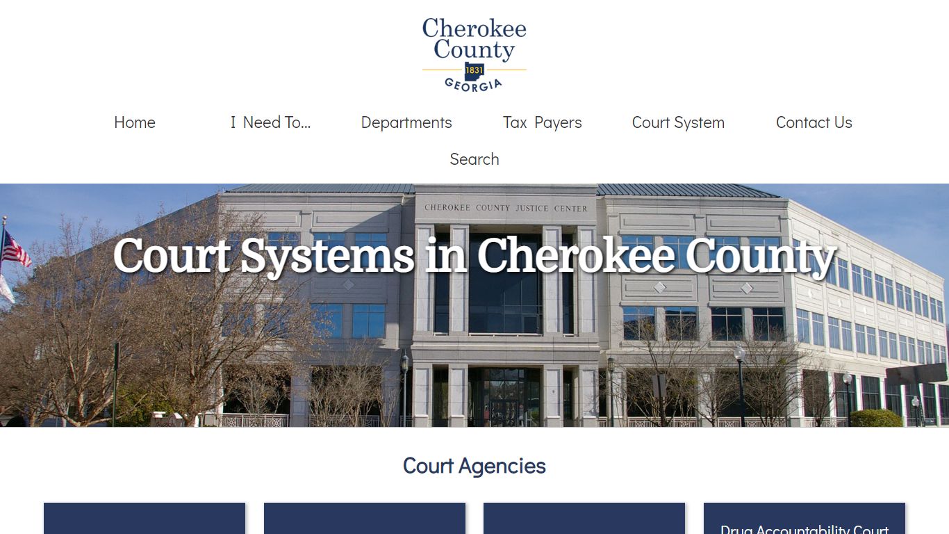 Court systems in Cherokee County, Ga